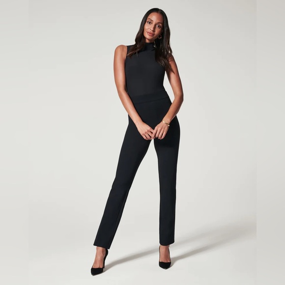 Spanx The Perfect Pant Slim Straight Classic Black Size medium - Picture 1 of 8